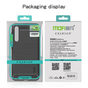 MOFI Brushed Texture Carbon Fiber Soft TPU Case for Sony Xperia XZ1 (Blue) Eurekaonline