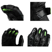 MOGE Motorcycle Gloves Breathable Riding Protective Equipment Anti-fall Gloves, Size:M(Black) Eurekaonline