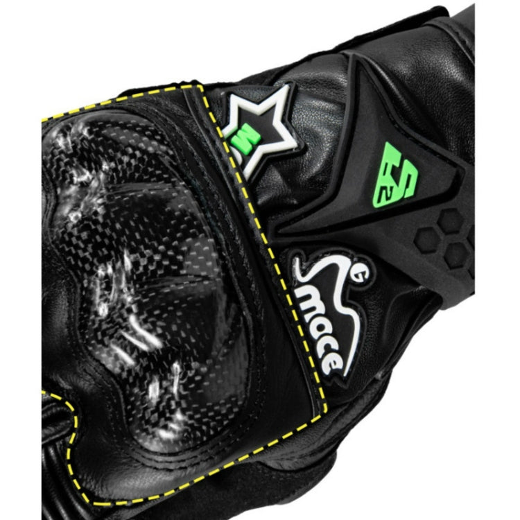 MOGE Motorcycle Gloves Breathable Riding Protective Equipment Anti-fall Gloves, Size:XL(Black) Eurekaonline