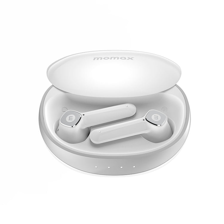 MOMAX Pills Lite3 Small Shell True Wireless Noise Cancelling Bluetooth Earphones(White) Eurekaonline