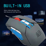 MOS9A 9 Keys 1600DPI Office Game USB Voice-Activated Voice Macro Programming Mouse, Cable Length: 2m Eurekaonline