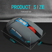 MOS9A 9 Keys 1600DPI Office Game USB Voice-Activated Voice Macro Programming Mouse, Cable Length: 2m Eurekaonline