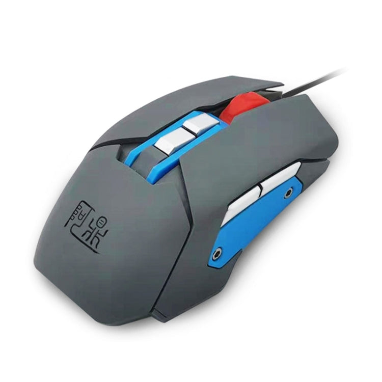 MOS9A 9 Keys 1600DPI Office Game USB Voice-Activated Voice Macro Programming Mouse, Cable Length: 2m Eurekaonline