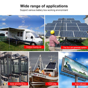 MPPT Solar Controller 12V / 24V / 48V Automatic Identification Charging Controller with Dual USB Output, Model:10A Eurekaonline