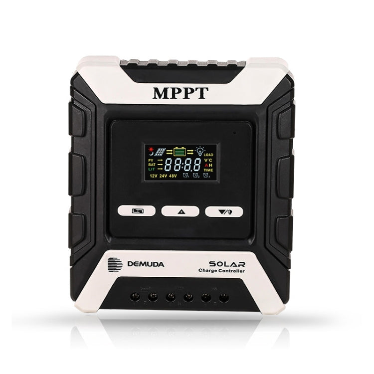 MPPT Solar Controller 12V / 24V / 48V Automatic Identification Charging Controller with Dual USB Output, Model:50A Eurekaonline