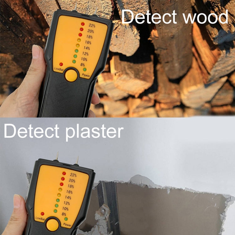 MT210 Wood Moisture Meter Wood Material Water Leak Detector Damp Tester Wood Test Tool Eurekaonline