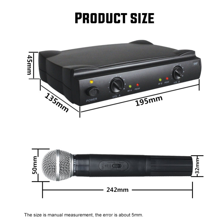 MV-58 K Song Handheld Wireless Microphone 1 In 2 Eurekaonline