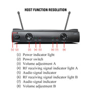 MV-58 K Song Handheld Wireless Microphone 1 In 2 Eurekaonline