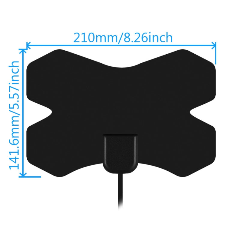 MYC-HDTV050 X Shield 25dB 4K HDTV Antenna, Reception Range: 150 Miles Eurekaonline