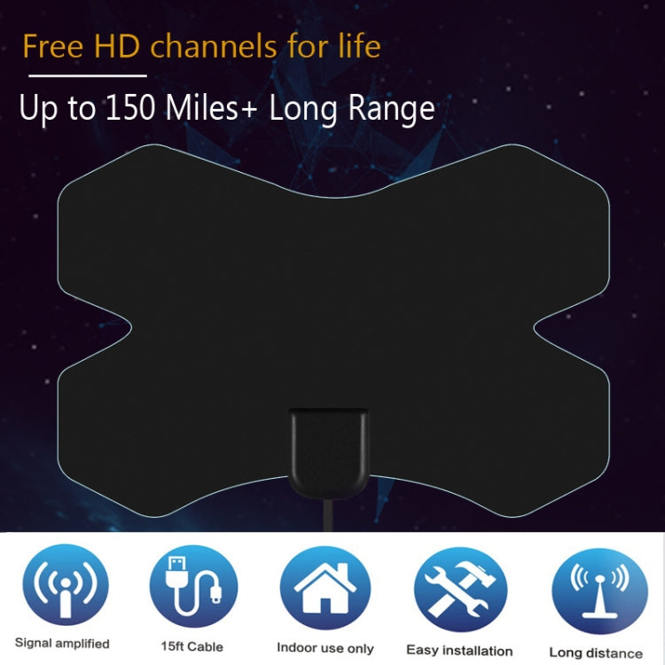MYC-HDTV050 X Shield 25dB 4K HDTV Antenna, Reception Range: 150 Miles Eurekaonline