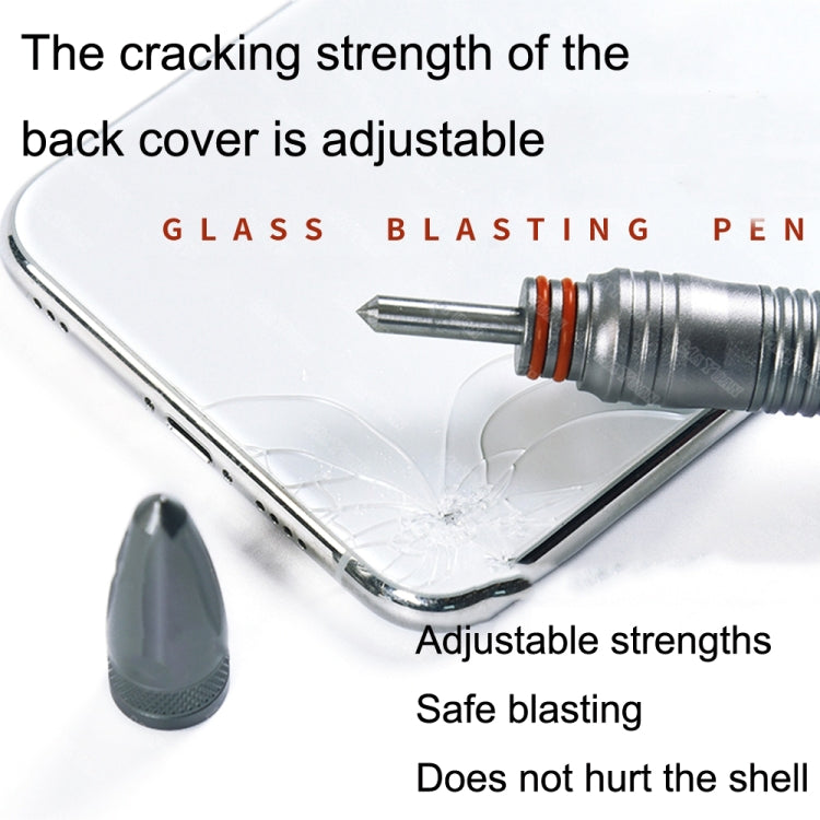 MaYuan Protect Glass Back Cover Broken Screen Pen Phone Glass Blasting Pen(Black) Eurekaonline