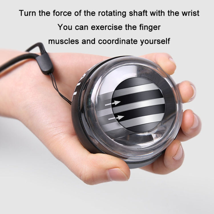 Magnetic Wrist Ball Gyro Training Decompression Fitness Device, Color: Metal With Light Eurekaonline