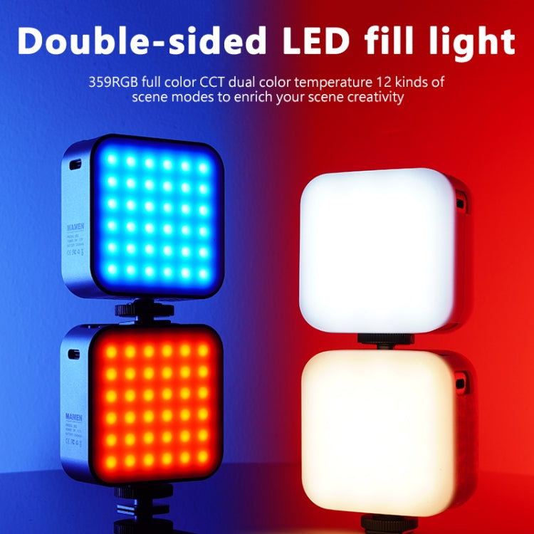 Mamen D01 66 LEDs 2500-9000K Double-Sided RGB LED Fill Lights Eurekaonline
