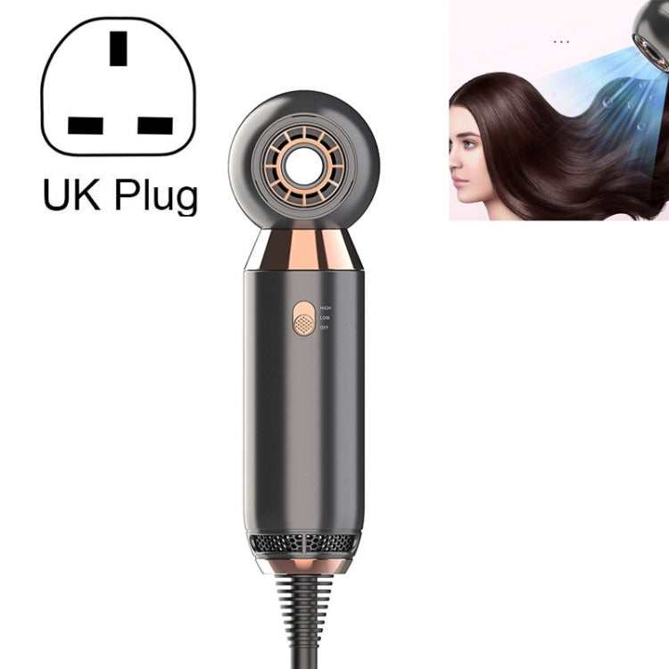 Mdjc-806 Travel Leafless Mini Hair Dryer Hotel Wall-Mounted Hair Dryer(UK Plug) Eurekaonline