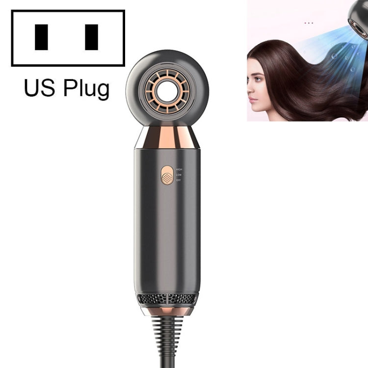 Mdjc-806 Travel Leafless Mini Hair Dryer Hotel Wall-Mounted Hair Dryer(US Plug) Eurekaonline