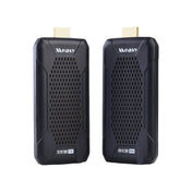 Measy FHD656 Nano 1080P HDMI 1.4 HD Wireless Audio Video Double Mini Transmitter Receiver Extender Transmission System, Transmission Distance: 100m, UK Plug Eurekaonline