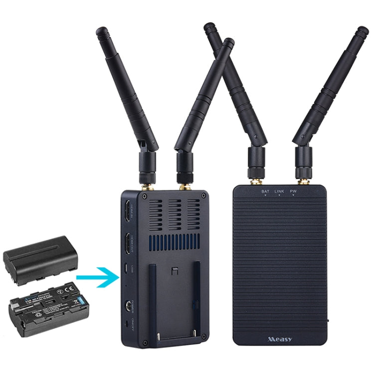 Measy T1 4K HDMI 2.0 Wireless Audio Video Transmitter Receiver Extender Transmission System, Transmission Distance: 200m, EU Plug(Black) Eurekaonline