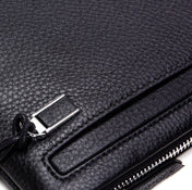 Men Leather Casual Clutch Leather Smart Anti-Theft & Anti-Lost Coin Purse, Size:Large Eurekaonline