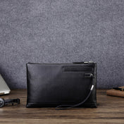 Men Leather Casual Clutch Leather Smart Anti-Theft & Anti-Lost Coin Purse, Size:Small Eurekaonline