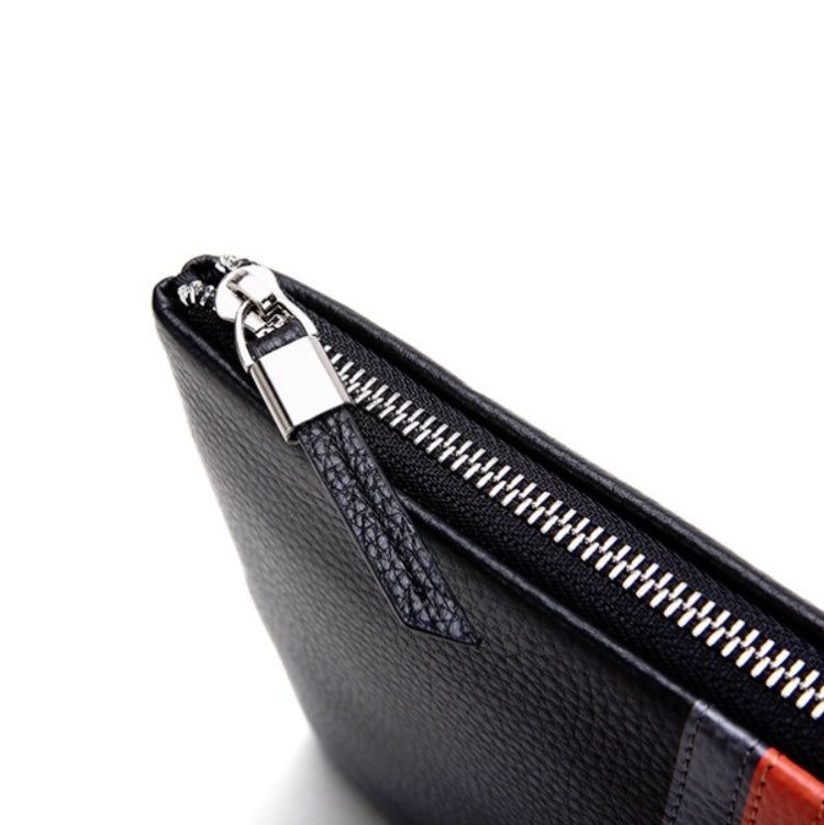 Men Leather Casual Clutch Leather Smart Anti-Theft & Anti-Lost Coin Purse, Size:Small Eurekaonline