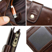 Men Leather Wallet Smart Bluetooth Antimagnetic RFID Anti-Lost Anti-Theft Multi-Function Coin Purse Eurekaonline