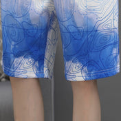 Men Loose Short Sleeve Shorts Casual Suit (Color:Black Size:XXXXXL) Eurekaonline