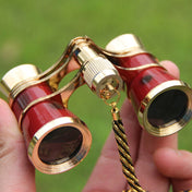 Metal 3X25 Belt Gold Plating Red Classical Gift Mirror Telescope Eurekaonline