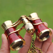 Metal 3X25 Belt Gold Plating Red Classical Gift Mirror Telescope Eurekaonline