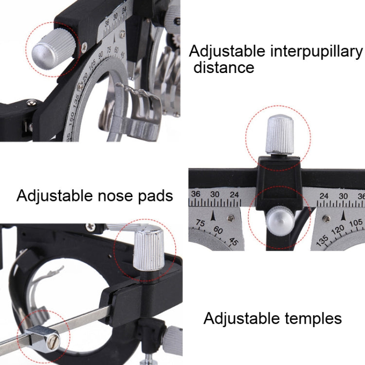 Metal Optical Glasses Test Frame Adjustable Interpupillary Distance Test Frame Eurekaonline