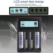 Micro USB 4 Slot Battery Charger for 3.7V Lithium-ion Battery, with LCD Display Eurekaonline