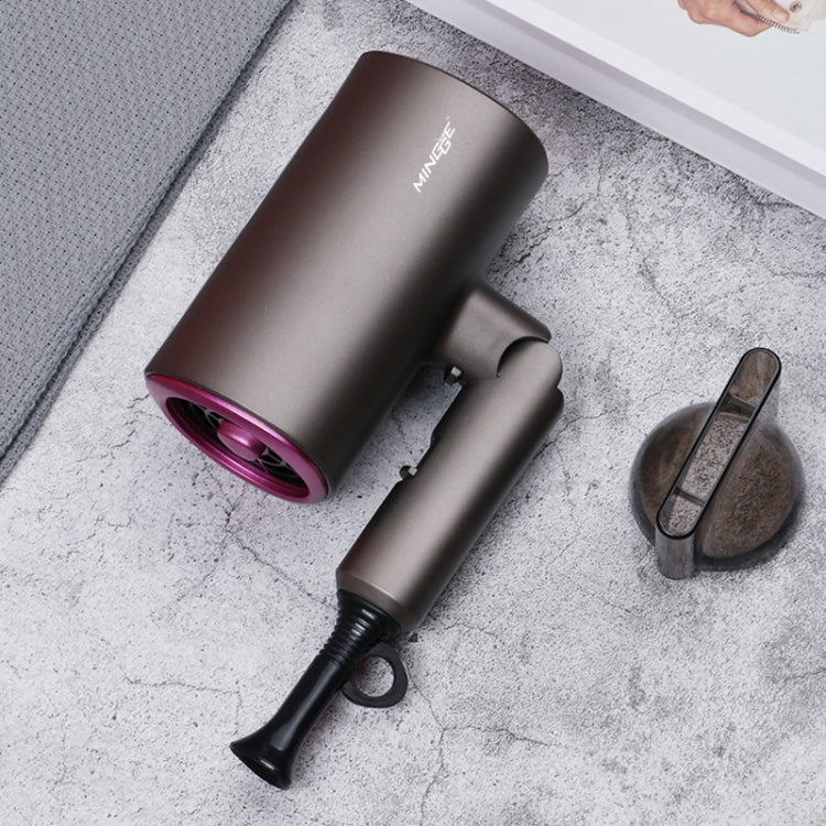 Mingge T1 T Style 1800W High-power Cold Hot Air Wind Fast Drying Folding Hair Dryer, Plug Type:US Plug(Gray) Eurekaonline