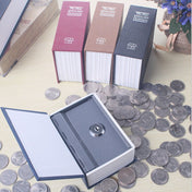 Mini Dictionary Safe Box Book Secret Security Lock Cash Money Coin Storage Jewellery key Locker(Blue) Eurekaonline