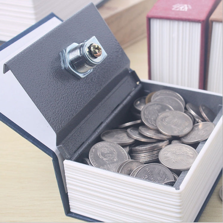 Mini Dictionary Safe Box Book Secret Security Lock Cash Money Coin Storage Jewellery key Locker(Blue) Eurekaonline