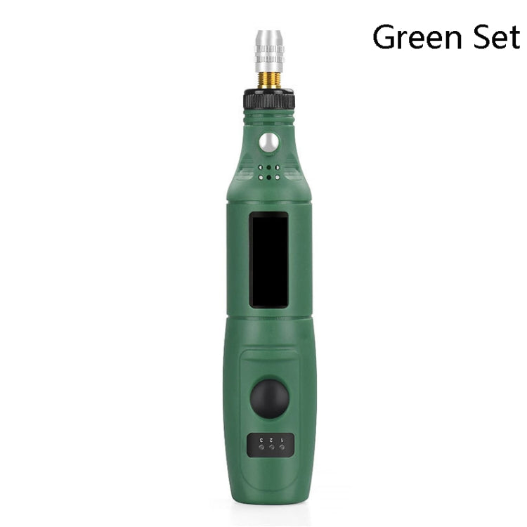 Mini Electrical Engraving Pen Cutting And Polishing Electrical Grinder Tool Set, US Plug(Green) Eurekaonline