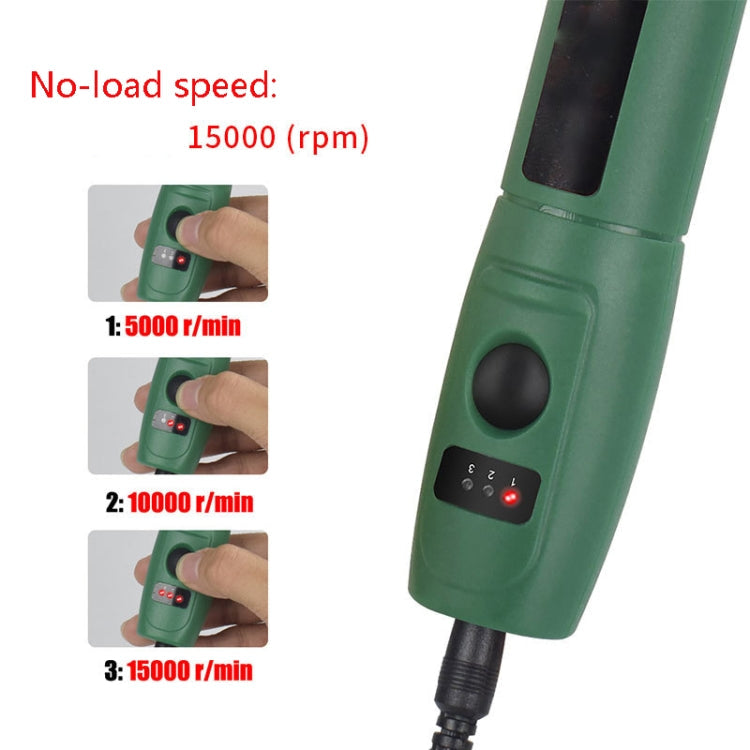 Mini Electrical Engraving Pen Cutting And Polishing Electrical Grinder Tool Set, US Plug(Green) Eurekaonline