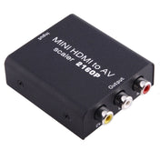 Mini HDMI to AV / CVBS Composite Video Signal Converter(Black) Eurekaonline