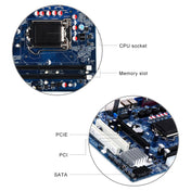 Motherboard Intel H55 1156 Pin DDR3 Integrated Sound Card Graphics Card Support i7 / i5 Eurekaonline