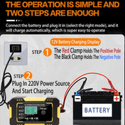 Motorcycle / Car Battery Smart Charger with LCD Creen, Plug Type:AU Plug(Yellow) Eurekaonline