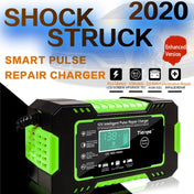 Motorcycle / Car Battery Smart Charger with LCD Screen, Plug Type:JP Plug Eurekaonline