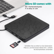 Multi-Functional External DVD Drive USB3.0 CD DVD +/-RW Burner with SD Slot Eurekaonline