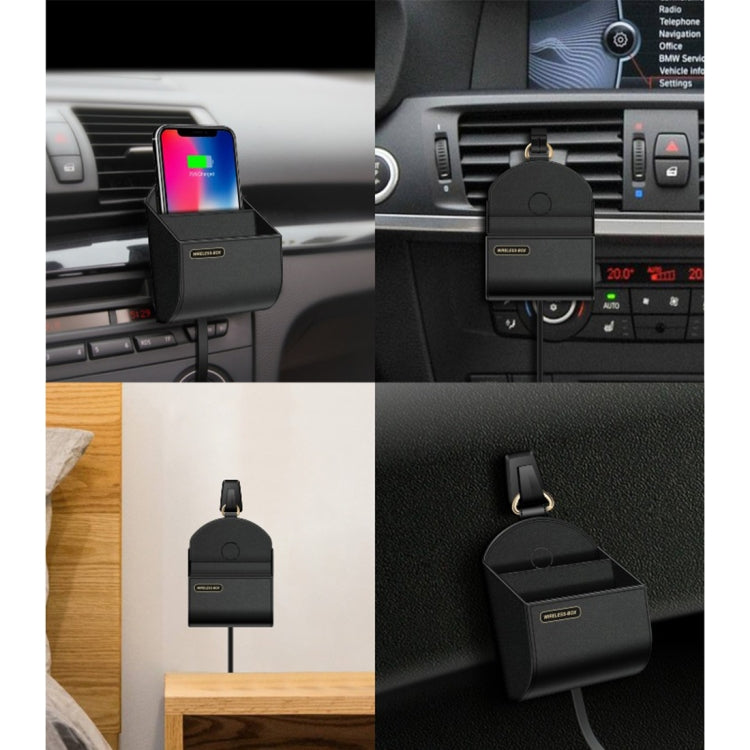 Multi-function Car Air Outlet Wireless Charger Storage Box Eurekaonline
