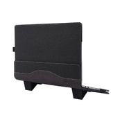 Multifunctional PU Leather Laptop Case With Stand Function, Color: 15.6 inch Black Eurekaonline