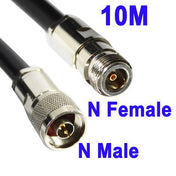 N Female to N Male WiFi Extension Cable, Cable Length: 10M Eurekaonline
