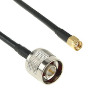 N Male to RP-SMA Converter Cable, Length: 100cm(Black) Eurekaonline