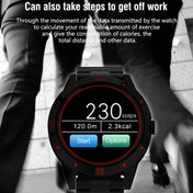 N6 Smart Watch 1.3 inch TFT Screen MTK2502C Bluetooth4.0, Stainless Steel Watch Band, Support Heart Rate Monitor & Pedometer & Sleep Monitor & Sedentary Reminder(Black) Eurekaonline