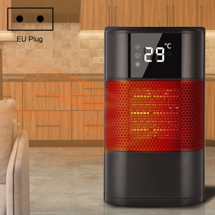 N8 Table Air Heater Indoor Quick Heat Energy Saving Electric Heater,  Specification: EU Plug(Black) Eurekaonline