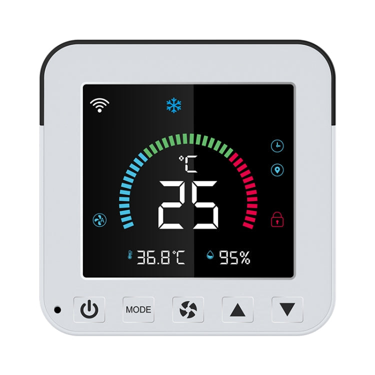 NEO NAS-RT01W WiFi Smart Color Screen Infrared Air Conditioner Controller Thermostat(White) Eurekaonline