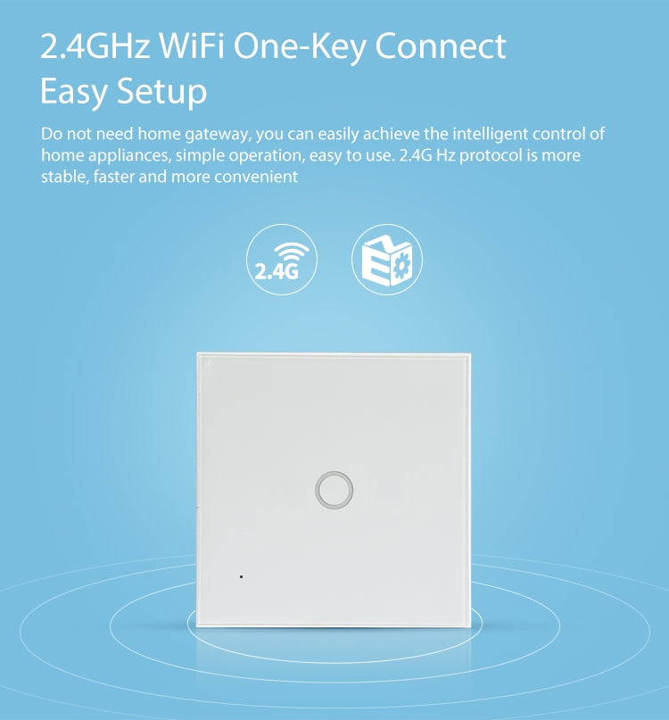 NEO NAS-SC01W Wireless WiFi EU Smart Light Control Switch 1Gang Eurekaonline