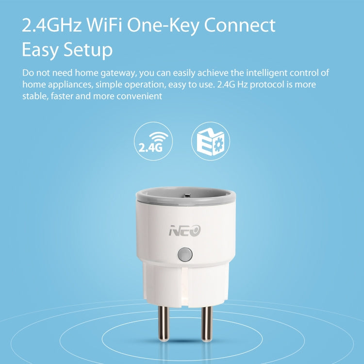 NEO NAS-WR01W 16A 2.4G WiFi EU Smart Plug Eurekaonline