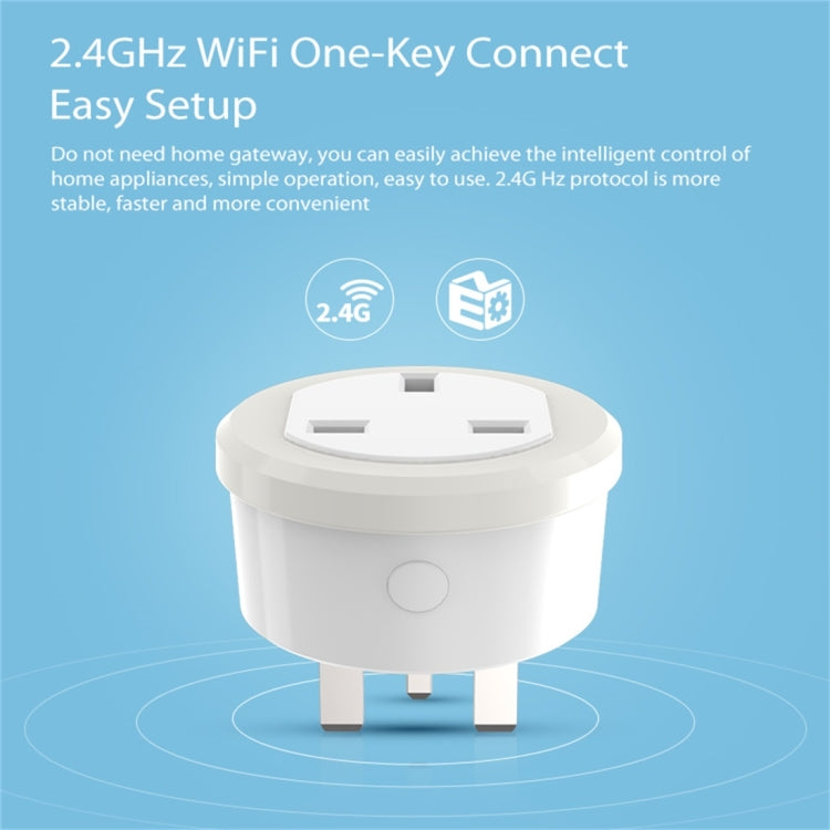 NEO NAS-WR03W WiFi UK Smart Power Plug,with Remote Control Appliance Power ON/OFF via App & Timing function Eurekaonline